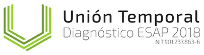 Logotipo de Unión Temporal Diagnóstico ESAP 2018
